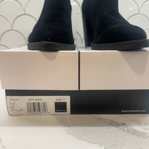 Dolce Vita Onyx Suede Heeled Boots